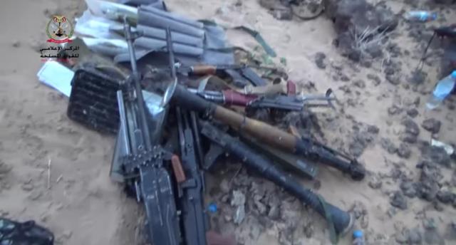  الجيش الوطني يغنم اسلحة نوعية وذخائر استعادها من الحوثيين في مأرب ( شاهد أول فيديو )