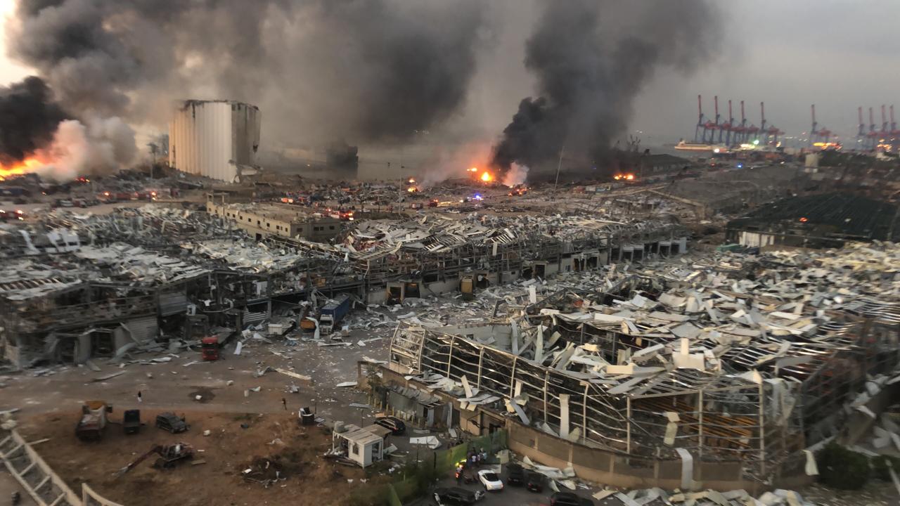 أول تعليق إسرائيلي على انفجار مرفأ بيروت 