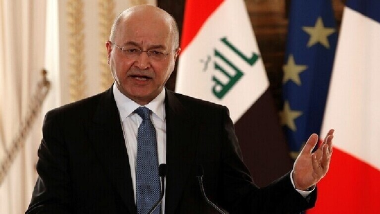 الرئيس العراقي يعلن حصيلة قتلى الاحتجاجات 