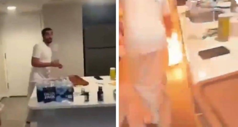 طالب سعودي مبتعث كاد يتسبب في كارثة أثناء تجهيز الإفطار