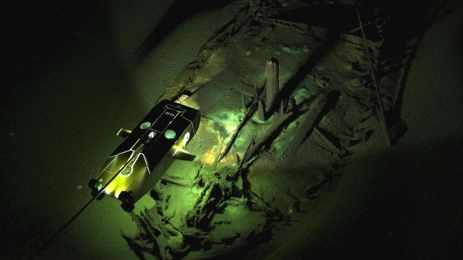 اكتشاف بقايا  سفينة نوح  في مدينة بلغارية كانت تقع تحت الماء